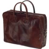 👉 Laptoptas bruin leer Mutsaers Leren - The Sleeve Plus Donkerbruin 13.3 inch 8720634660655