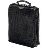 👉 Rugtas zwart leer croco Mutsaers Leren - On The Bag Laptoptas 15,6 inch 8720634660068