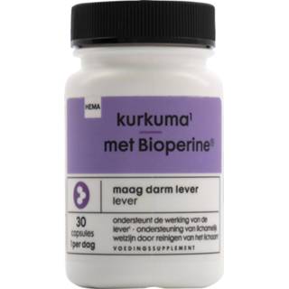 👉 Kurkuma HEMA Met Bioperine® - 30 Stuks 8718537937479