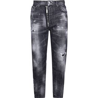 👉 Skinnyjeans medium vrouwen zwart Powder Zip Wash Waist Skinny Jeans