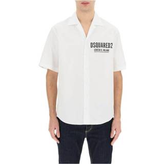 👉 Shirts korte mouw male wit Ceresio 9 short sleeve shirt