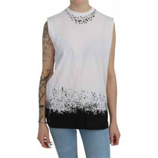 👉 Sleeveless shirt l vrouwen wit T-shirt Tank Top