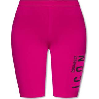 👉 Legging XL vrouwen roze Cropped leggings