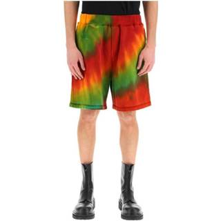 👉 Sweatpant XL male rood Tie-dye short sweatpants