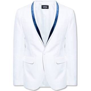 👉 Blazer male wit met zakken