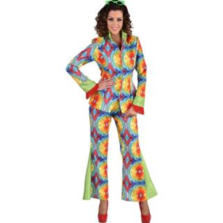 👉 Verkleedpak polyester m Color-Meerkleurig vrouwen Magic Design 70's dames maat 5414349591993