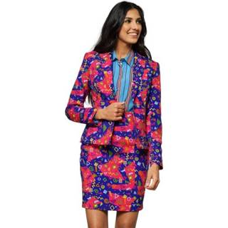 👉 Verkleedpak polyester 38 Color-Blauw vrouwen OppoSuits The fresh Princess dames maat 8719323589650