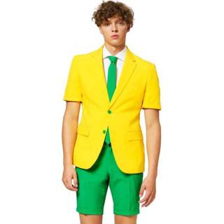 👉 Verkleedpak polyester Color-Geel mannen groen geel OppoSuits zomer Australian heren groen/geel mt 54 8718719277256