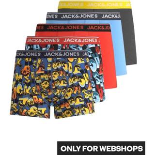 👉 Boxershort mannen Jack & Jones heren 5-Pack - Graffiti 5715215279176