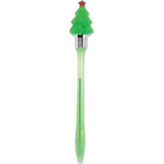 👉 Balpen groen kunststof One Size Color-Groen Verhaak Kerst led junior 20 cm 8720585215089