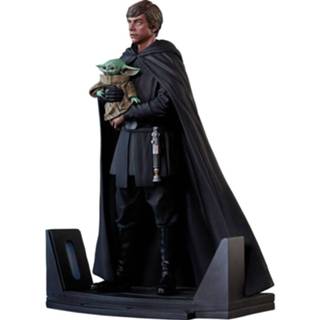 👉 Mannen Star Wars: The Mandalorian Premier Collection 1/7 Luke Skywalker & Grogu 25 cm 699788844595