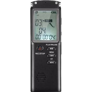 👉 Digital voice recorder 8GB Activated MP3 Player 1536Kbps HD Recording Noise Reduction Dual Condenser Microphone 13h Continuous with WAV Telephone for Meeting Lecture Interview Class