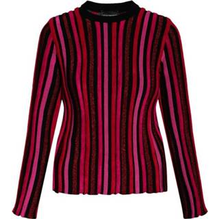 👉 XL vrouwen roze Striped top