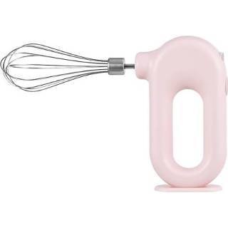 👉 Klopper roze active Draadloze handheld elektrische ei cake mixer, specificatie: enkele rod (droom roze)