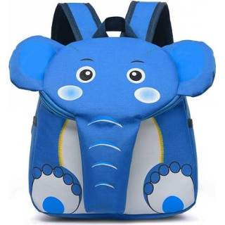 Schoolrugzak blauw active kinderen jongens meisjes Olifant school rugzak voor schattige 3D dier schooltassen schooltas (blauw)