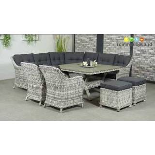 👉 Dining set grijs Garden Impressions Nova lounge 6-delig - 7438247267253