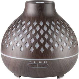 👉 Aroma diffuser hout One Size GeenKleur ACTIVE Luchtbevochtiger Spa 10 Donker 400ml + Timer 5906717439599