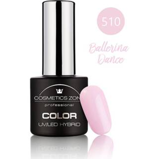 Ballerina's One Size lichtroze Cosmetics Zone UV/LED Hybrid Gellak 7ml. Ballerina Dance 510 8720246140651