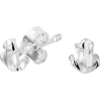 👉 Oorknop zilver glanzen One Size zilverkleurig TFT Oorknoppen Kikker Glanzend 6 mm x 5 8718834577897