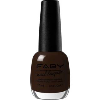 👉 Nagellak One Size Color-Bruin vrouwen bruin Faby Very People dames 15 ml vegan donkerbruin 8053676334544