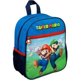 Rugtas blauw Super Mario - en Luigi 30x23x10cm 4043946300304