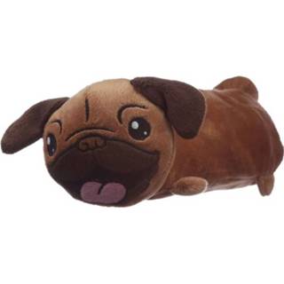 👉 Etui pluche bruin Mopshond 5055071753404