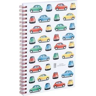 👉 Notitieboek multicolor A5 gelinieerd - Fiat 500 5055071770746