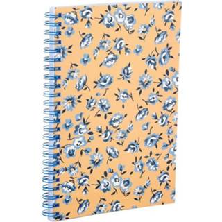 👉 Notitieboek geel A5 gelinieerd - Pick of the Bunch Pioenroos 5055071771071