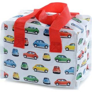 👉 Lunchtas rode groene blauwe gele multicolor Lunchtasje Fiat 500 Gerecycled - rode, groene, en Fiatjes 5055071770906