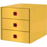 👉 Ladenblok geel stuks ladenblokken Leitz Click & Store Cosy ladenblok, 3 laden, 4002432128693