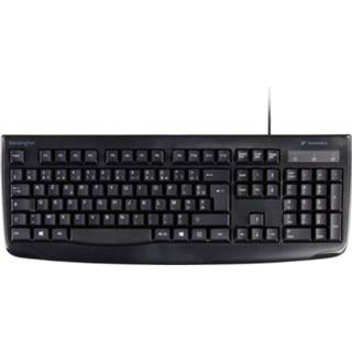 👉 Toetsenbord zwart stuks toetsenborden Kensington Pro Fit wasbaar toetsenbord, azerty 5028252624336