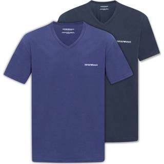 👉 Shirt XL male blauw Branded T-shirt two-pack