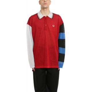 👉 Rugbyshirt l male rood Knitted Rugby Shirt