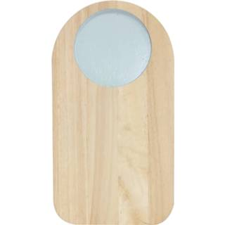 👉 Snijplank hout One Size Color-Blauw Tak Design Sade 27,2 x 15 cm naturel/aqua 8719237018567