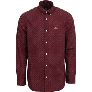 👉 L male rood Chemise à petits pois