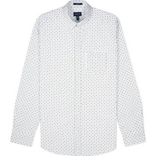 👉 XL male wit Chemise à motifs