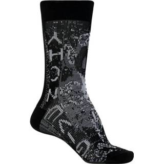 👉 Sock male zwart Socks with logo