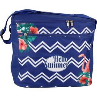 👉 Koeltas blauw polyester One Size Color-Blauw Gerimport Hello Summer 31,5 cm 18 liter 8430540890915