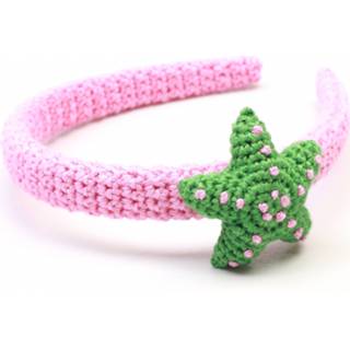 👉 Haarband roze groen wol One Size Color-Roze NatureZOO ster roze/groen 5713194900265