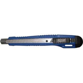 Blauw zwart stuks plastic cutters Desq cutter, 9 mm, blauw/zwart 4007885108605
