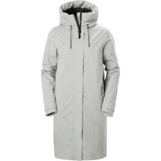 👉 L vrouwen grijs Victoria Ins Rain Coat