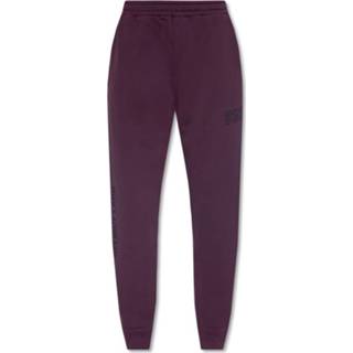 👉 Sweatpant l male paars Sweatpants with logo