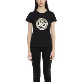 👉 Print T-shirt l vrouwen zwart Snake 1646914347238