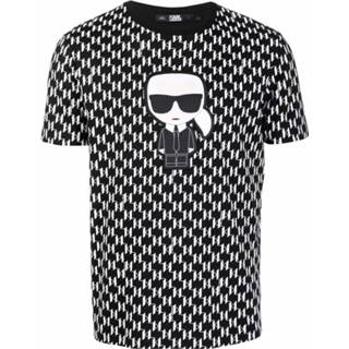 👉 Print T-shirt XL male zwart Ikonik lcon logo