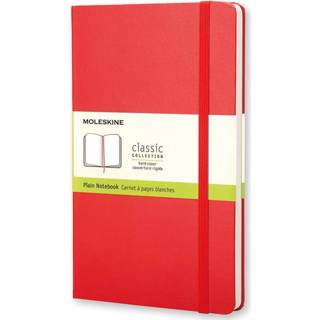 👉 Notitieboek rood stuks true Hard Cover gebonden notitieboeken ivoor blanco Moleskine notitieboek, ft 13 x 21 cm, effen, harde cover, 240 blad, 9788862930062