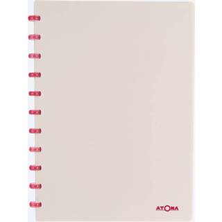 👉 Schrift stuks true Schriften met PP-kaft Atoma Smooth schrift, ft A4, 144 bladzijden, geruit 5 mm, geassorteerde kleuren 5412831440736