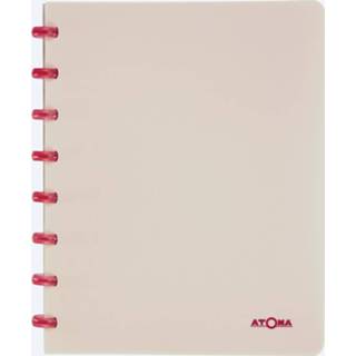 👉 Schrift stuks true Schriften met PP-kaft Atoma Smooth schrift, ft A5, 144 bladzijden, gelijnd, geassorteerde kleuren 5412831440569