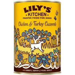 👉 Hondenvoer blik Lilys Kitchen - Kip & Kalkoen Ovenschotel 6 x 400 g 5060184240000