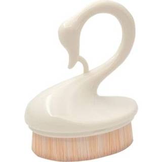 👉 Wasborstel wit active Little Swan Multifunctionele make-upborstel Niet-markerende Magic Foundation-borstel (wit)