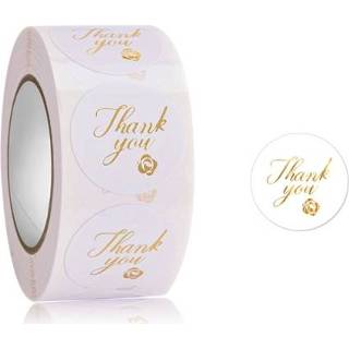 👉 Bedankt sticker active 5 stks Hot Stamping Type Seal Decoratieve Sticker, Grootte: 2.5cm / 1 inch (GA008)